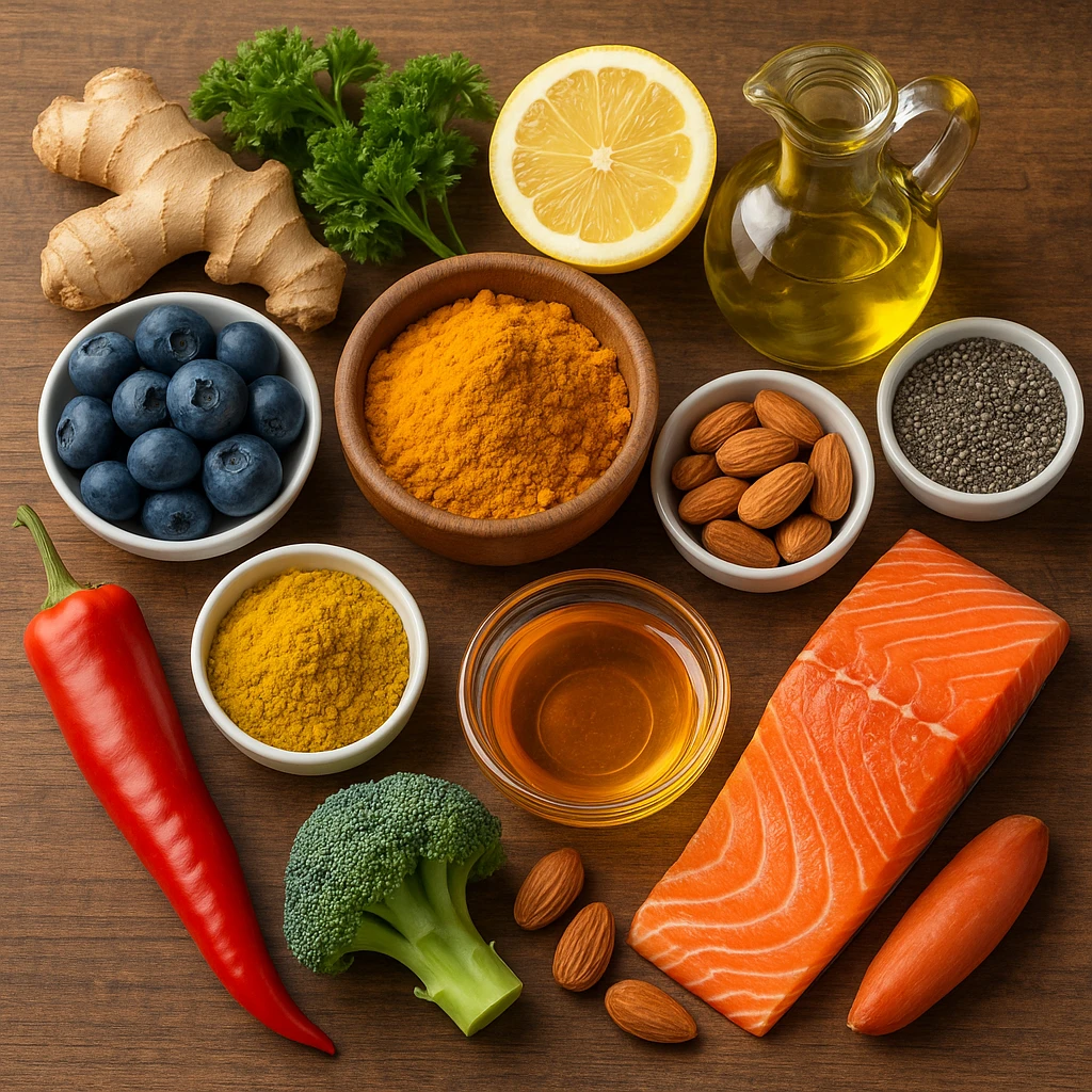 Alimentos anti-inflamatórios